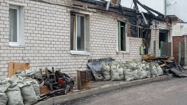 Professional Fire Damage Removal technician working in Richwood, OH